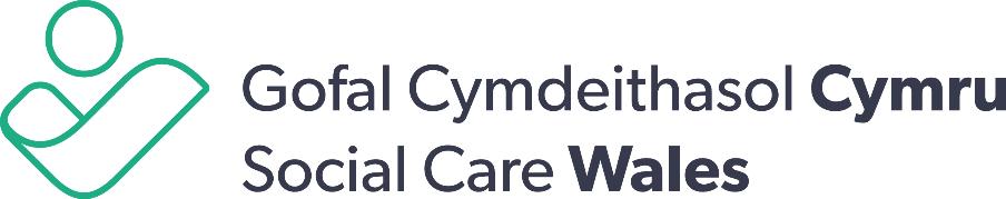 Social Care Wales logo